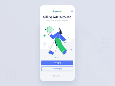 SkyCash animation animation animation 2d app application cash design digital giraffe illustration ios login mobile movie register skycash ui ux