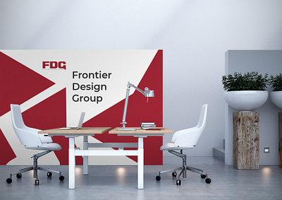 Frontier Design Group branding design brand identity branding identity logo pattern