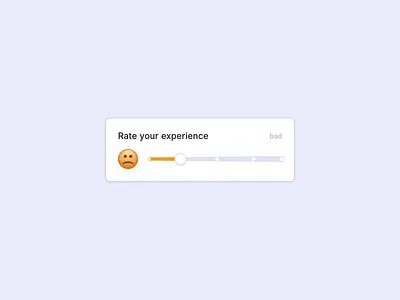 Rating slider animation codepen css emoji interface micro interaction motion rating slider ui user interface ux web