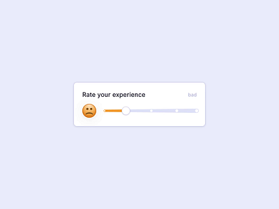 Rating slider animation codepen css emoji interface micro interaction motion rating slider ui user interface ux web