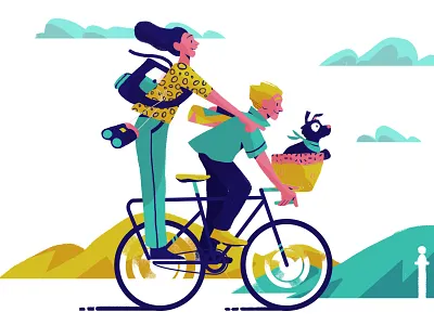 ARI Characters branding character cute design exploration graphic illustration peeps uxui webdesign