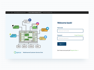 Login Page Redesigned UI branding clean figma illustration landing page login page ui ui design ux web design