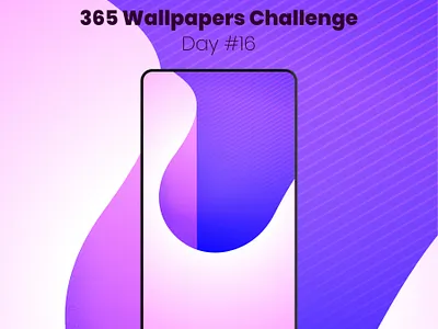 365 Wallpapers Challenge - Day #16 365 365 daily challenge challenge purple vector wallpaper wallpaper design wallpapers
