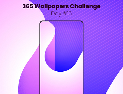 365 Wallpapers Challenge - Day #16 365 365 daily challenge challenge purple vector wallpaper wallpaper design wallpapers