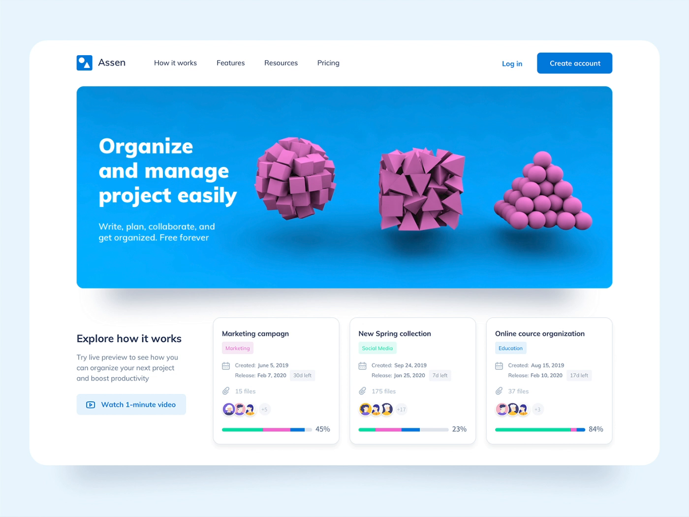 Project Management Tool Website by Kate Kukhar for UGEM