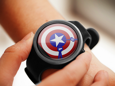 MOTOROLA x MARVEL 360 watch face app art direction branding creative direction design game design illustration logo smartwatch ui ui design ux ux design watchface