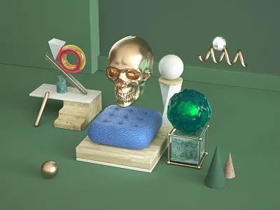 Render Shot 10 c4d color design effects graphic octane render texture