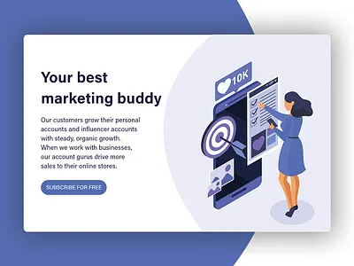 Daily UI #26 - Subscribe page dailyui design interfacedesign landing page minimalist simple design subscribe page ui ux webdesign