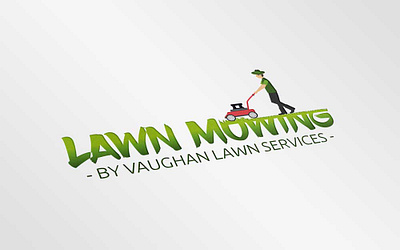 Logo Design for Mowing Company branding crgraphix.com design typography vector