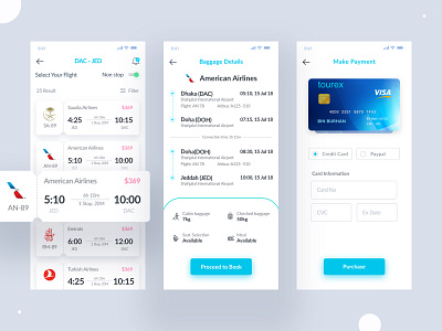 Tourex Flight Booking App UI air ticket booking booking app booking system booking website clean ui clean ui design mobile app mobile ui ticket booking ticket booking app ticketing ticketing app