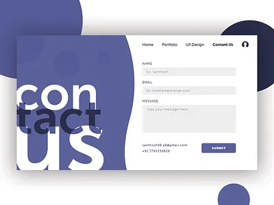 Daily UI #28 - Contact Us page contact us dailyui design form forms interfacedesign minimalist simple design typographic typography ui user inerface ux webdesign