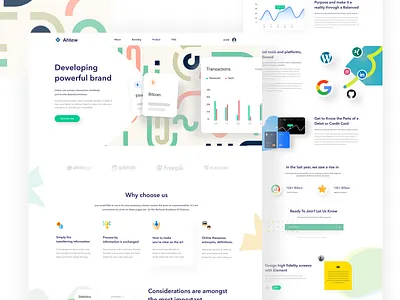Branding Website #Visual_Exploration agency service domain hosting android ios app dashboard b2b saas sass b2c concept web landing page interface icon kit experience interface typography layout landing minimal page pricing support email form statistics homepage ui ux design illustrations user web webdesign website