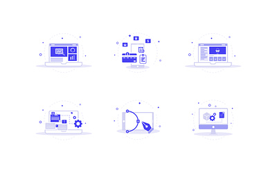 Web icons collection design flat icon set icons web icons