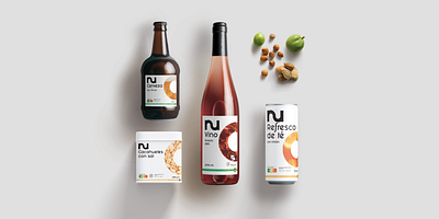 nu appetizer products circular economy graphic desgin logo packaging packaging design sustainable zerowaste