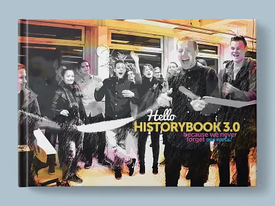 Helloprint Historybook 3.0 boekdrukkunst book bookart bookcover bookcoverart bookcoverdesign bookdesign companybranding corporate branding corporate design coverart historybook illustrator indesign photoshop