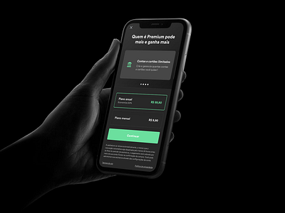 Organizze - Dark Mode Subscription Screen Exploration dark mode dark mode subscription finance finance dark mode financial dark mode sell subscription ui uiux ux