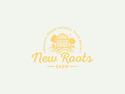 New Roots Farm design farm illustration logo t shirt design