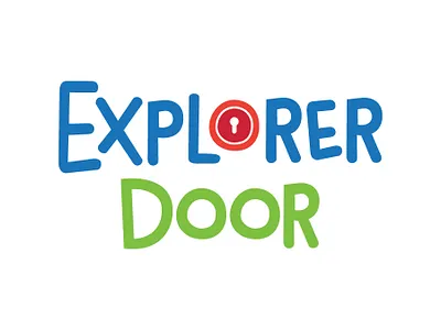 Explorer Door Logo Design branding design flat identity logo logomark