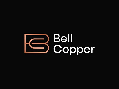 Bell Copper Logo & Branding (Logo) branding design icon logo monogram typography vector
