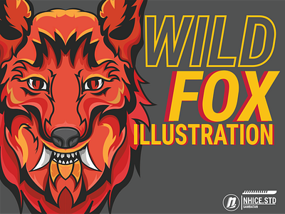 Wild Fox apparel apparel design apparel graphics clothing geometric head illustration logo sticker t shirt t shirtdesign