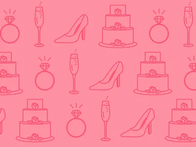 Wedding Reception cake champagne ring wedding