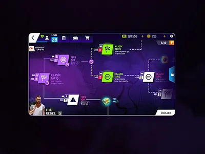 Racing Fever 2 Game Ui/Ux apps appstore game game art game design googleplay gui mobile ui mobilegame mobilegames race racing car ui uiux