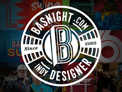 Basnight.com branding branding design design flat freelance graphic design illustration logo type typography