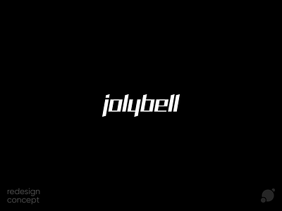 JolyBell logo black and white blackorbitart branding creative font font design font logo graphics design jolybell logo minimalism typography vector graphics лого логотип