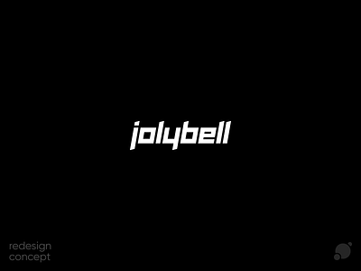 JolyBell logo black and white blackorbitart branding creative font font design font logo graphics design jolybell logo minimalism typography vector graphics лого логотип