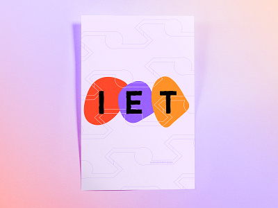 Poster TwoHundredFortyOne: iet abstract design illustrator cc poster poster challenge