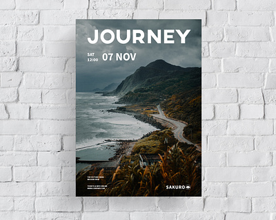 Poster Design Journey creative creativity design designer graphic design graphic artist minimal modern poster poster design typography