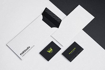 Brand Stationery for PURStudio brand identity branding design stationery