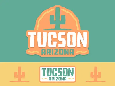 Tucson, AZ Logo arizona badge branding design graphic design icon illustration logo typography vector