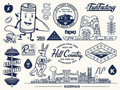 2019 Recap beer branding cider freelance illustration oklahoma oklahoma city surf texas