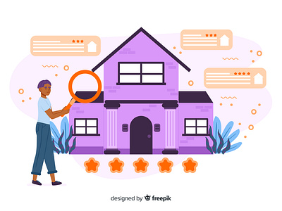 House Searching design free illustration free vector freebie freepik house house searching illustration search vector illustration