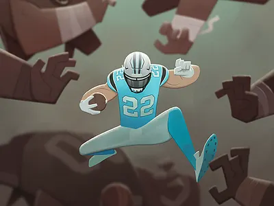 CMC carolina cmc digital digital illustration digitalart football illustration panthers