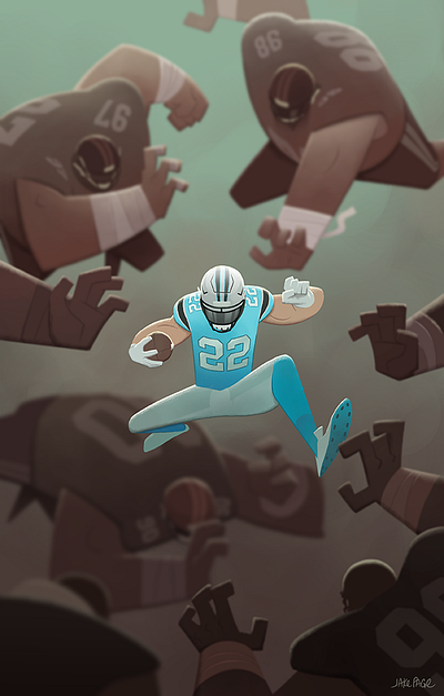 CMC carolina cmc digital digital illustration digitalart football illustration panthers