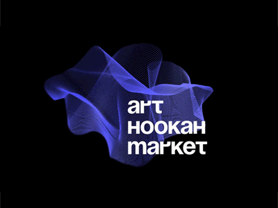 Art Hookah Market hookah logo market smoke store