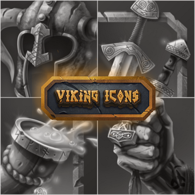 Viking [Icons Set] digital illustration game art game asset game icon game icons icon artwork icon design