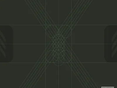 upcoming project logo grid branding design gridsystem logo