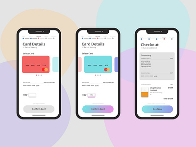 Daily UI #002 appdesign checkout page colourful dailyui dailyui 002 dailyui002 design
