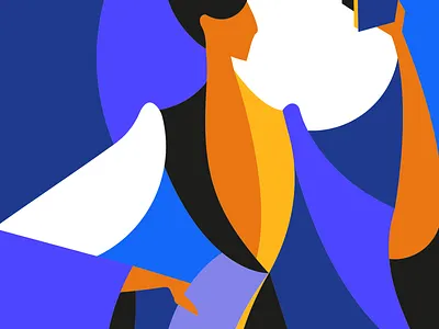 Midnight reading adobe illustrator art contemporary design flat graphic design illustration inspiration minimalism modern design moon moonlight reading woman woman illustration