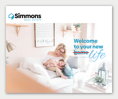 Simmons Real Estate branding logo minimalist ui ux