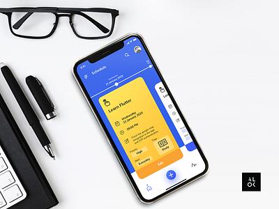 Card View | To-Do App | Daily Planner app appdevelopment appui calendar calendar app card view design dribbble illustration ios app iphone mockup modern art planner poster todo app todoapp ui ux vector