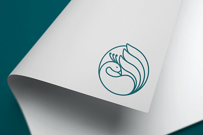 Bajia's Peacock Logo brand design brand identity branding branding design circle circle logo illustration illustrator logo logo design mark peacock vector