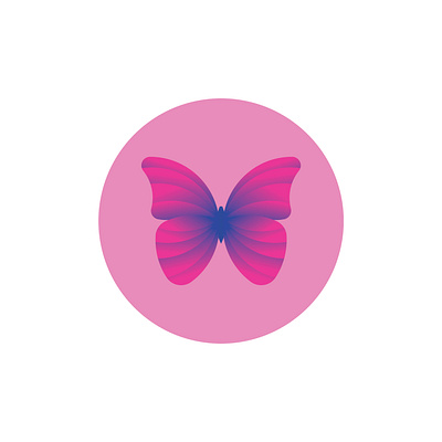 Butterfly butterfly golden ratio illustration logo
