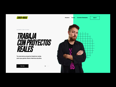 Coderhouse Landing adobe xd brand branding design hero banner landing landing page landing page design ui ux vector
