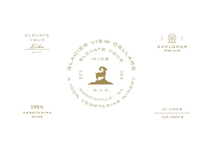 Glacier View Cellars elevate hike mountain mountain goat vegetarain wine