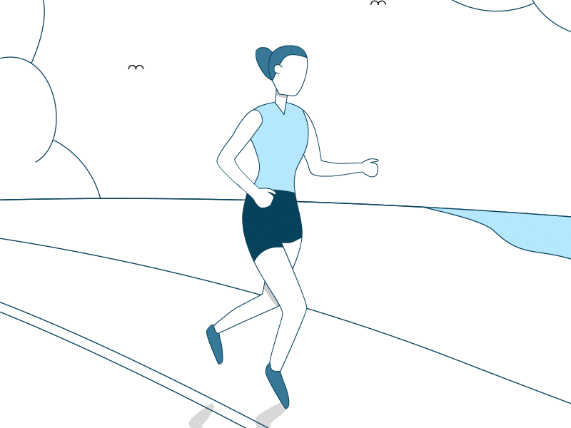 Run Cycle adobe animate running app walk cycle