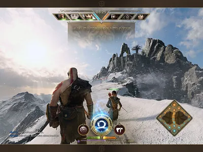 GOW Moba design godofwar gow hud